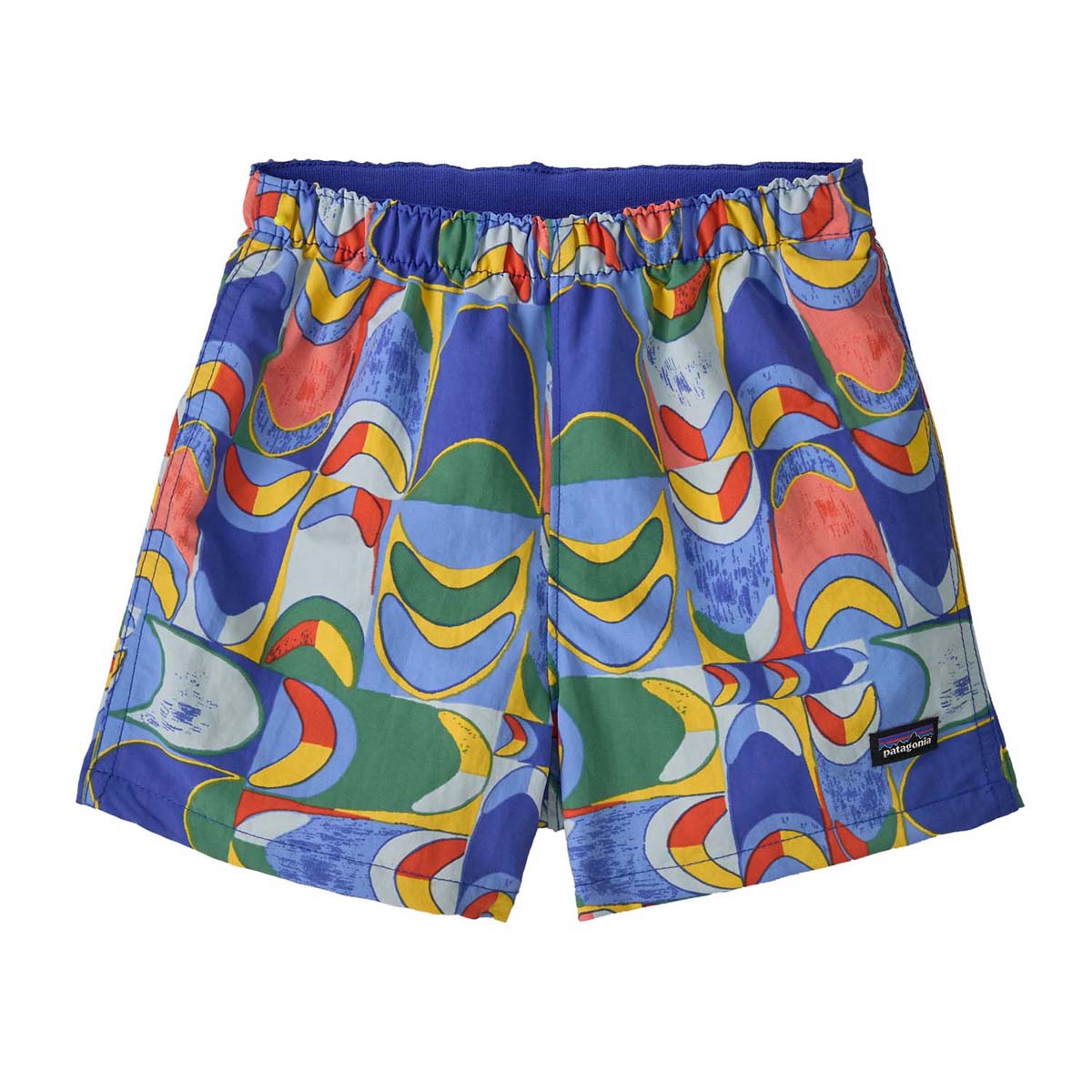 Patagonia Toddler's Baggies Shorts 2025 SLGE SWALLOWTAIL GEO: EDDY BLUE