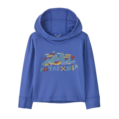 Patagonia Toddler's Capilene Silkweight Hoody 2025 FSED FITZ ROY SUPERBLOOM: EDDY BLUE