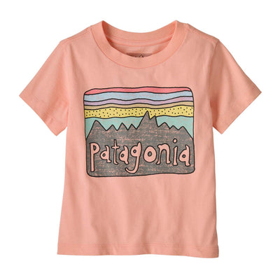 Patagonia Toddler's Fitz Roy Skies T-Shirt 2025 SNLP SUNLIT PINK