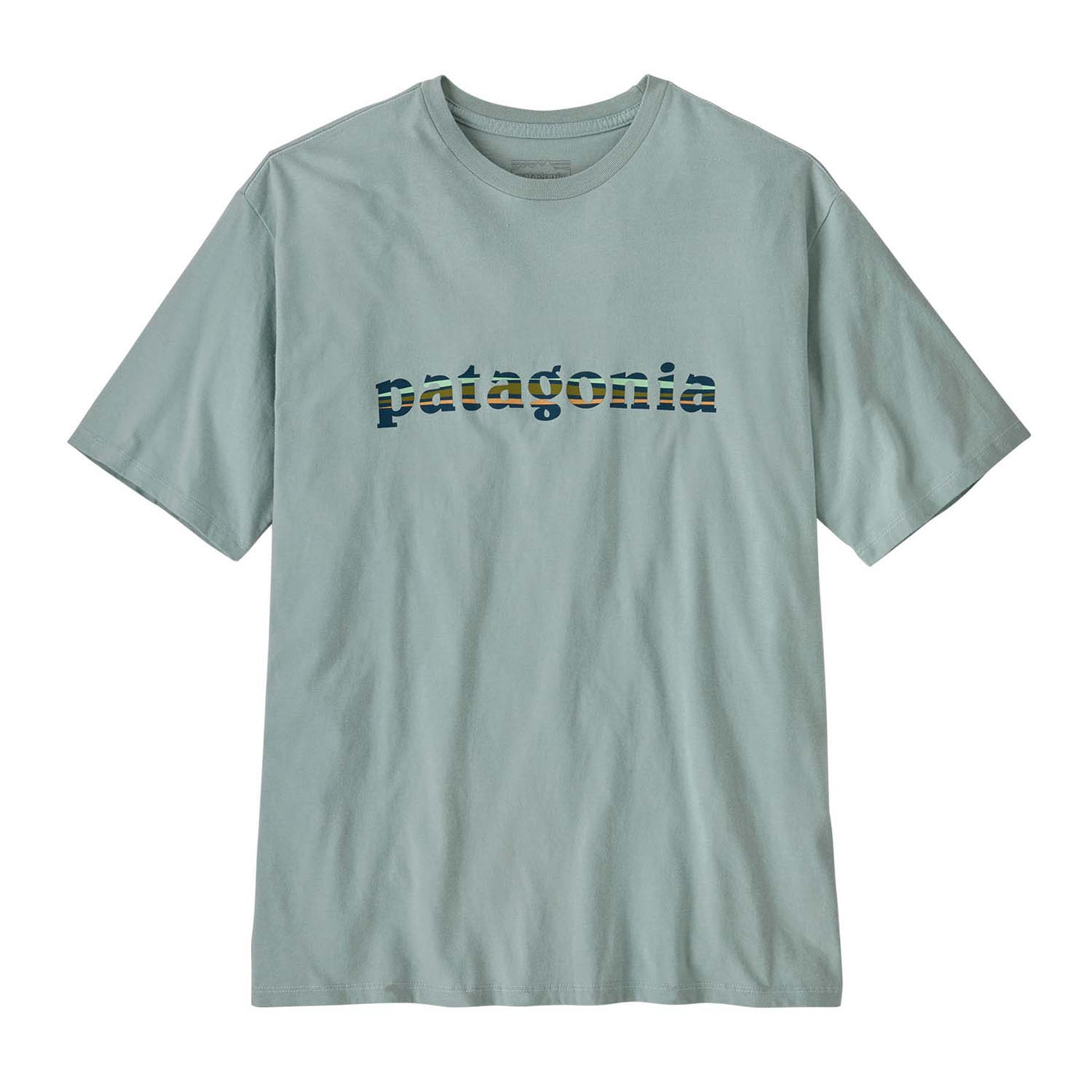 Patagonia Men's '73 Text Logo Organic T-Shirt 2025 THERMAL BLUE