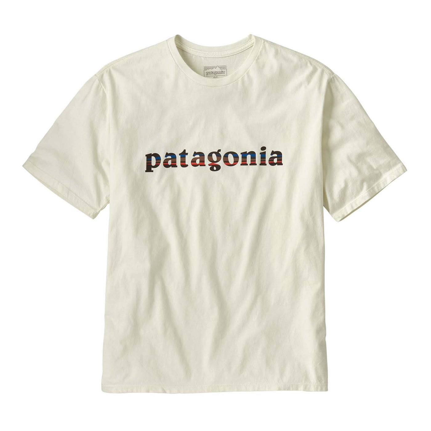 Patagonia Men's '73 Text Logo Organic T-Shirt 2025 BIRCH WHITE