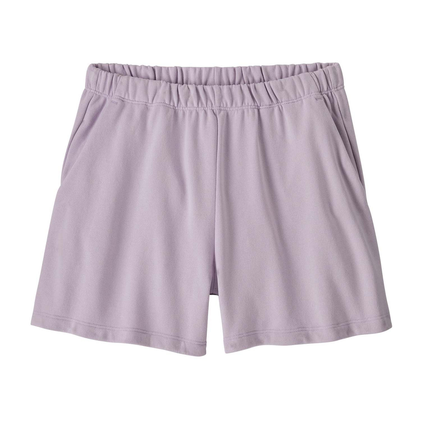 Patagonia Women's Regenerative Organic Certified Cotton Essential Shorts 2025 FGLP FOXGLOVE PURPLE