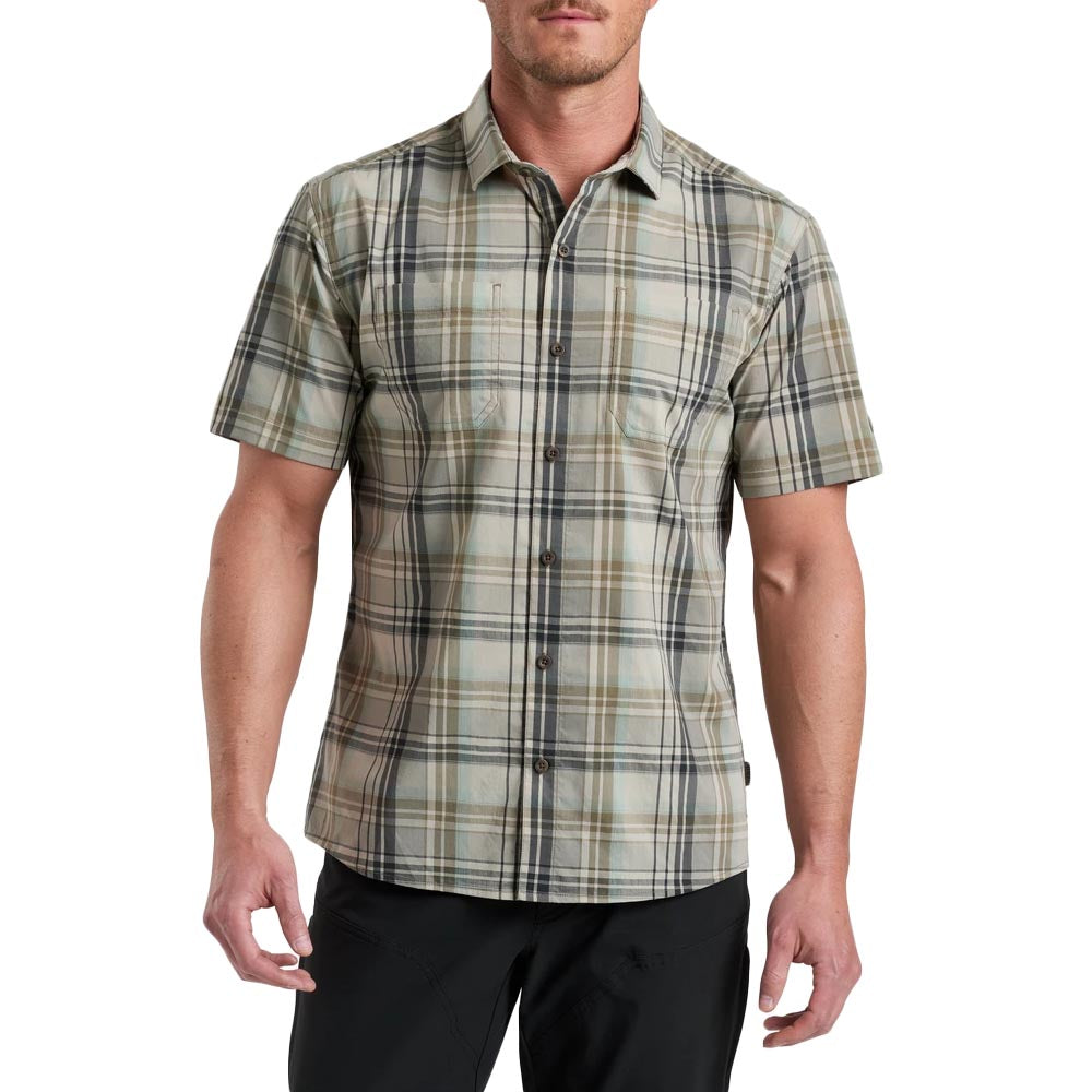 KUHL Men's Dissident Short Sleeve Shirt 2025 DESA DESERT SAND