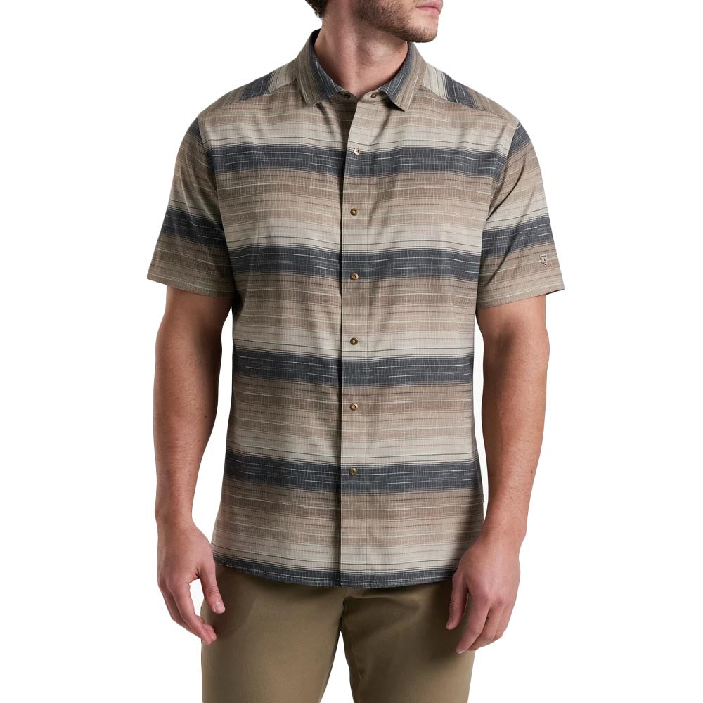 KUHL Men's Ikonik Persuadr Short Sleeve Shirt 2025 SPANISH MOSS