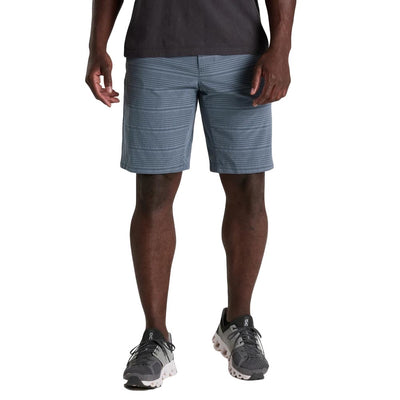 KUHL Men's Upriser Shorts 2025 CBLS CHARCOAL BLUE STRIPE
