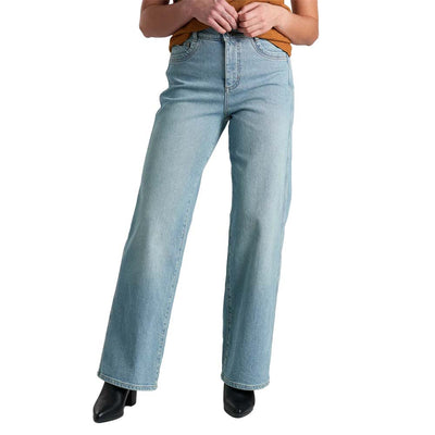 KUHL Women's Kontour Rigid Wide Leg Denim Pants 2025 RNW RAIN WASH