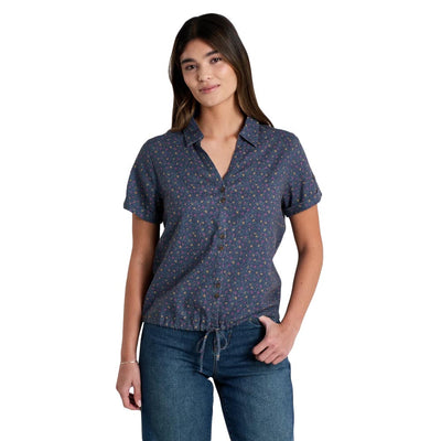 KUHL Women's Liliana Short Sleeve Shirt INO INDIGO ORCHID