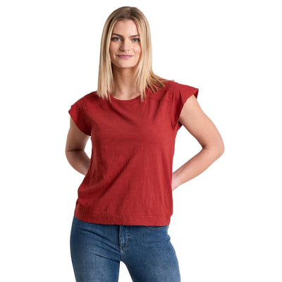 KUHL Women's Shilo Short Sleeve Shirt 2025 SC SCARLET