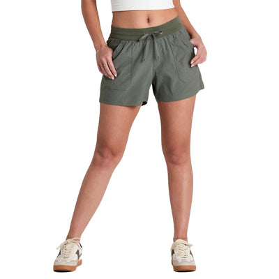 Kuhl Women's Trekr Pull On Shorts 4in 2025 OLIVE