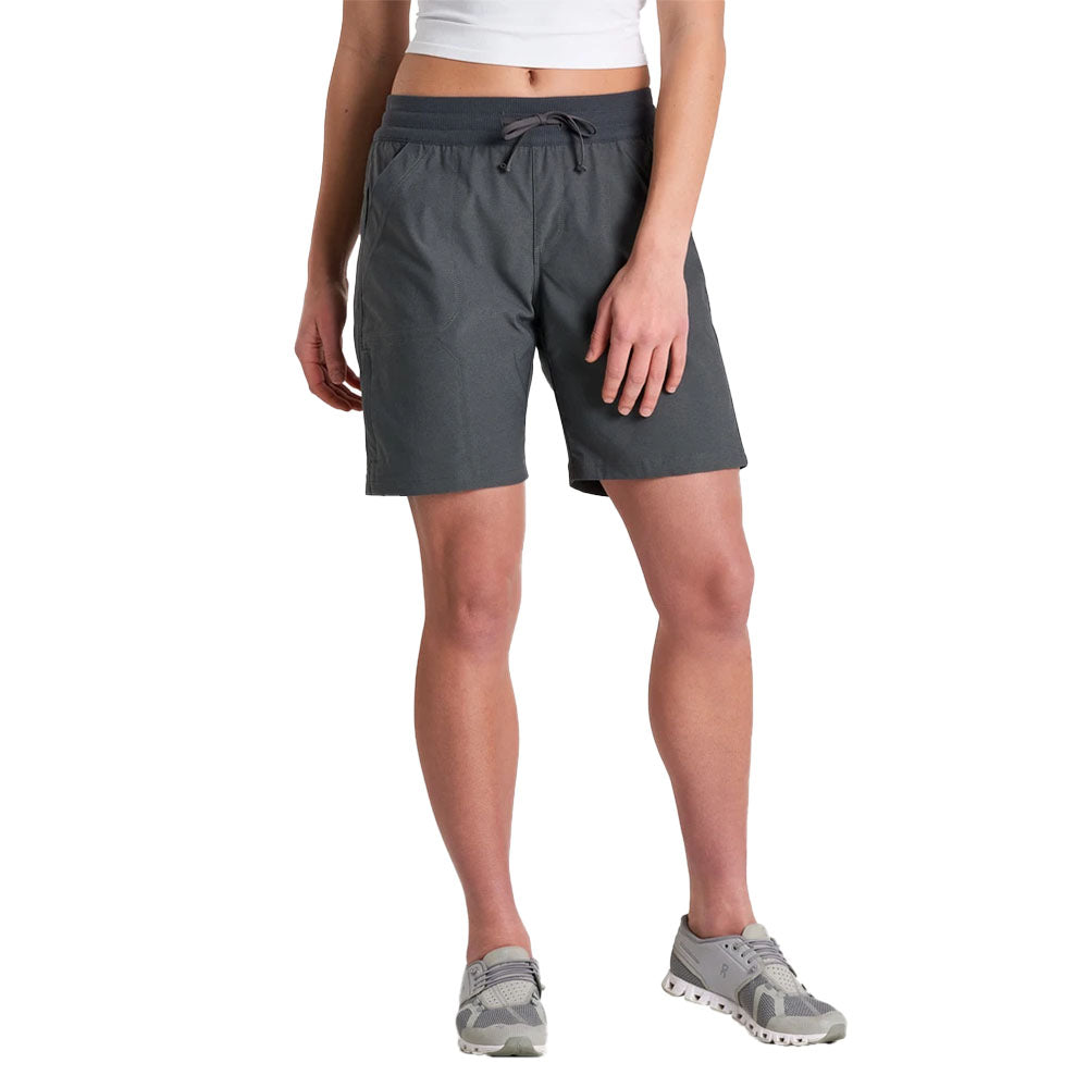 Kuhl Women's Trekr Pull On Shorts 8in 2025 CHARCOAL