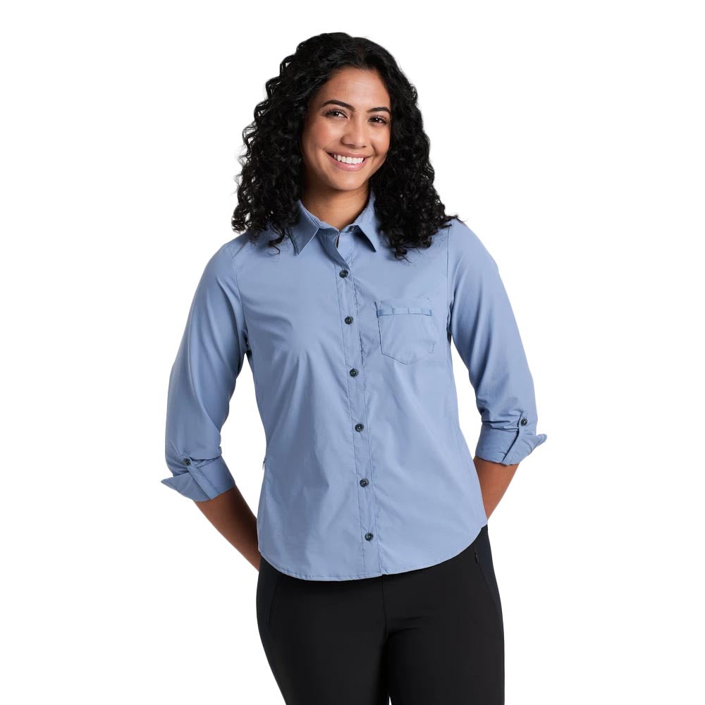 KUHL Women's Wander Long Sleeve Shirt 2025 MIST MIST