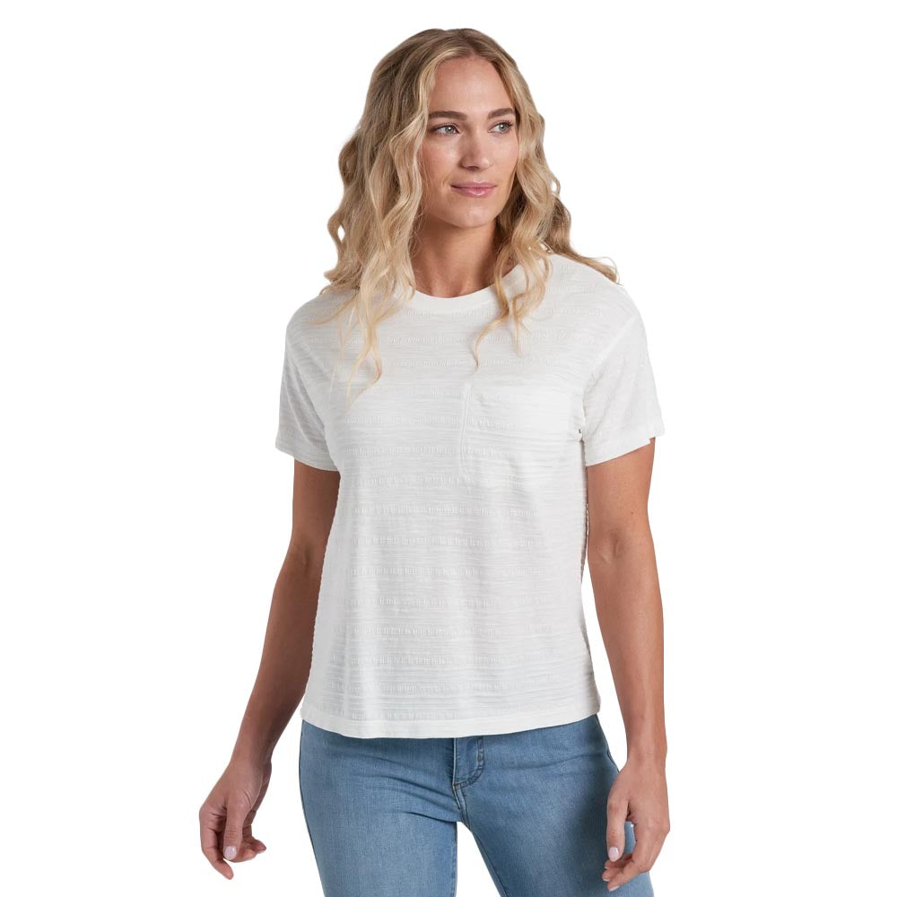 KUHL Women's Willa Short Sleeve Pocket Tee WHITE