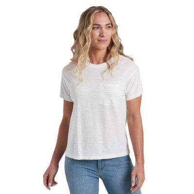 KUHL Women's Willa Short Sleeve Pocket Tee WHITE