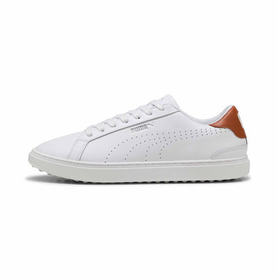 Puma Men's Classic G Golf Shoes 2025 WHITE/ASH GRAY
