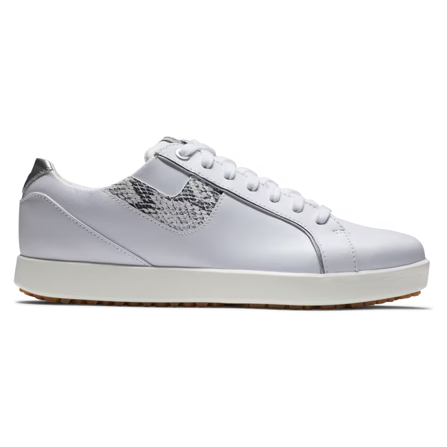 Footjoy Links Golf Shoes 2025 WHITE/SNAKE