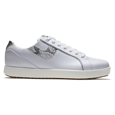 Footjoy Links Golf Shoes 2025 WHITE/SNAKE