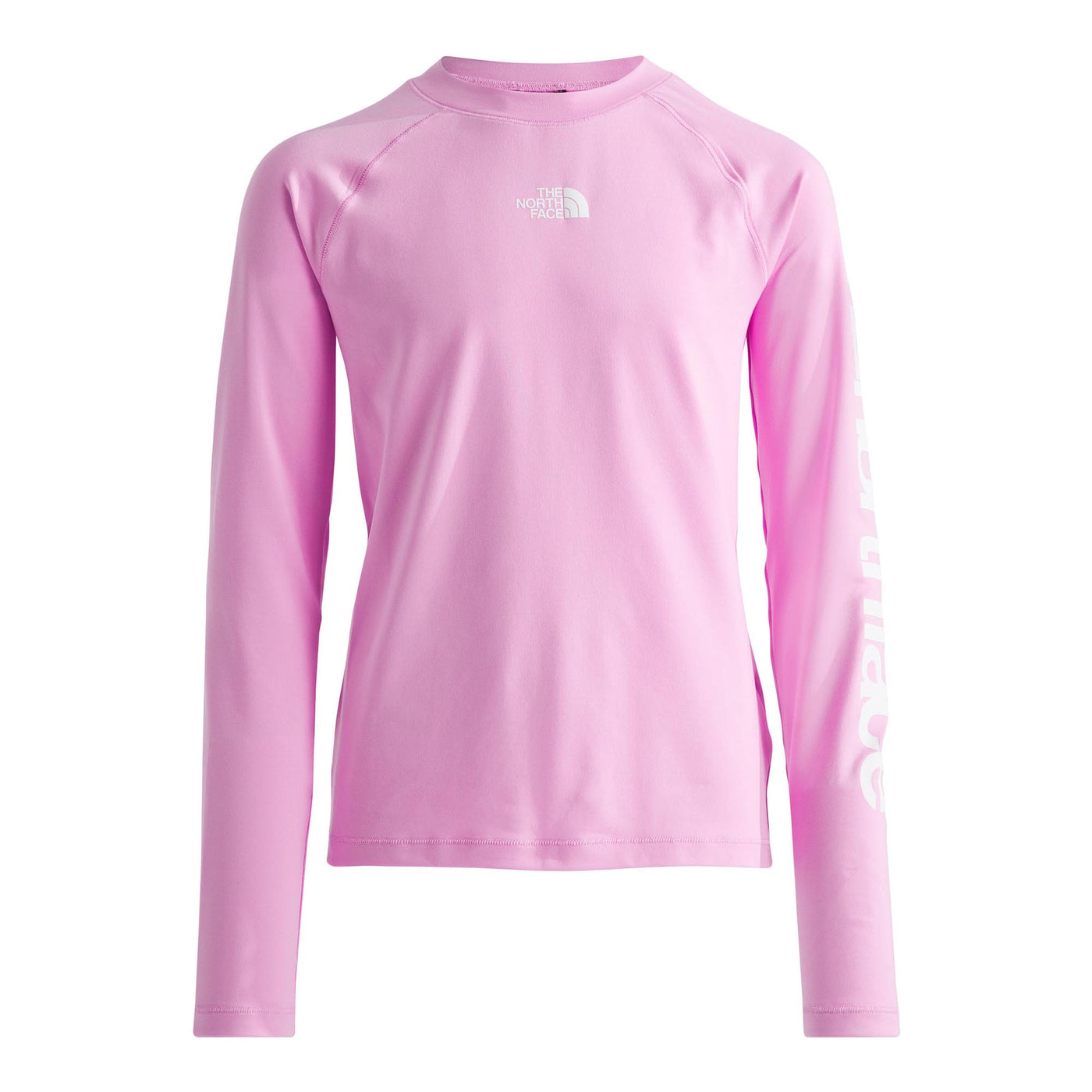 The North Face Junior's Amphibious Long-Sleeve Tee 2025 6FI CYBER PINK