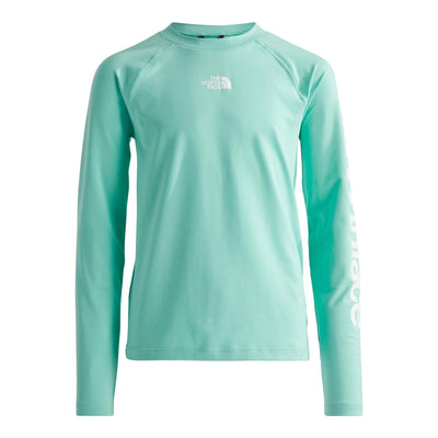 The North Face Junior's Amphibious Long-Sleeve Tee 2025 6EI BRIGHT FOAM