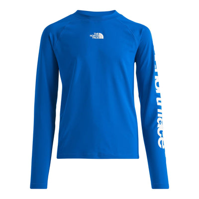 The North Face Junior's Amphibious Long-Sleeve Tee 2025 HERO BLUE