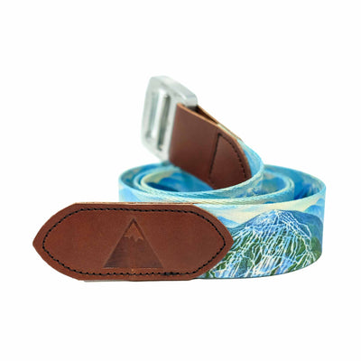 Sugarloaf Whiskey Leatherworks Custom Trail Map Belt CUSTOM