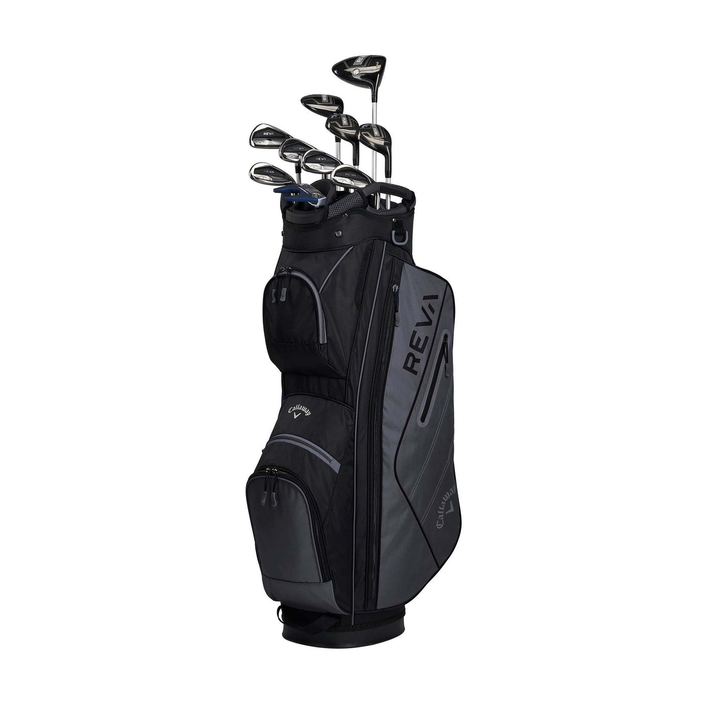 Callaway Women's REVA Black 11-Piece Complete Set with Cart Bag 2025 RHL