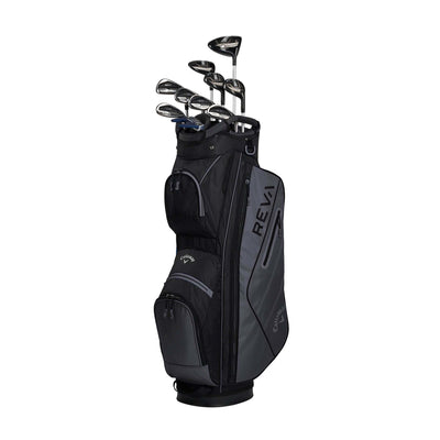 Callaway Women's Short REVA Black 11-Piece Complete Set with Cart Bag 2025 RHL