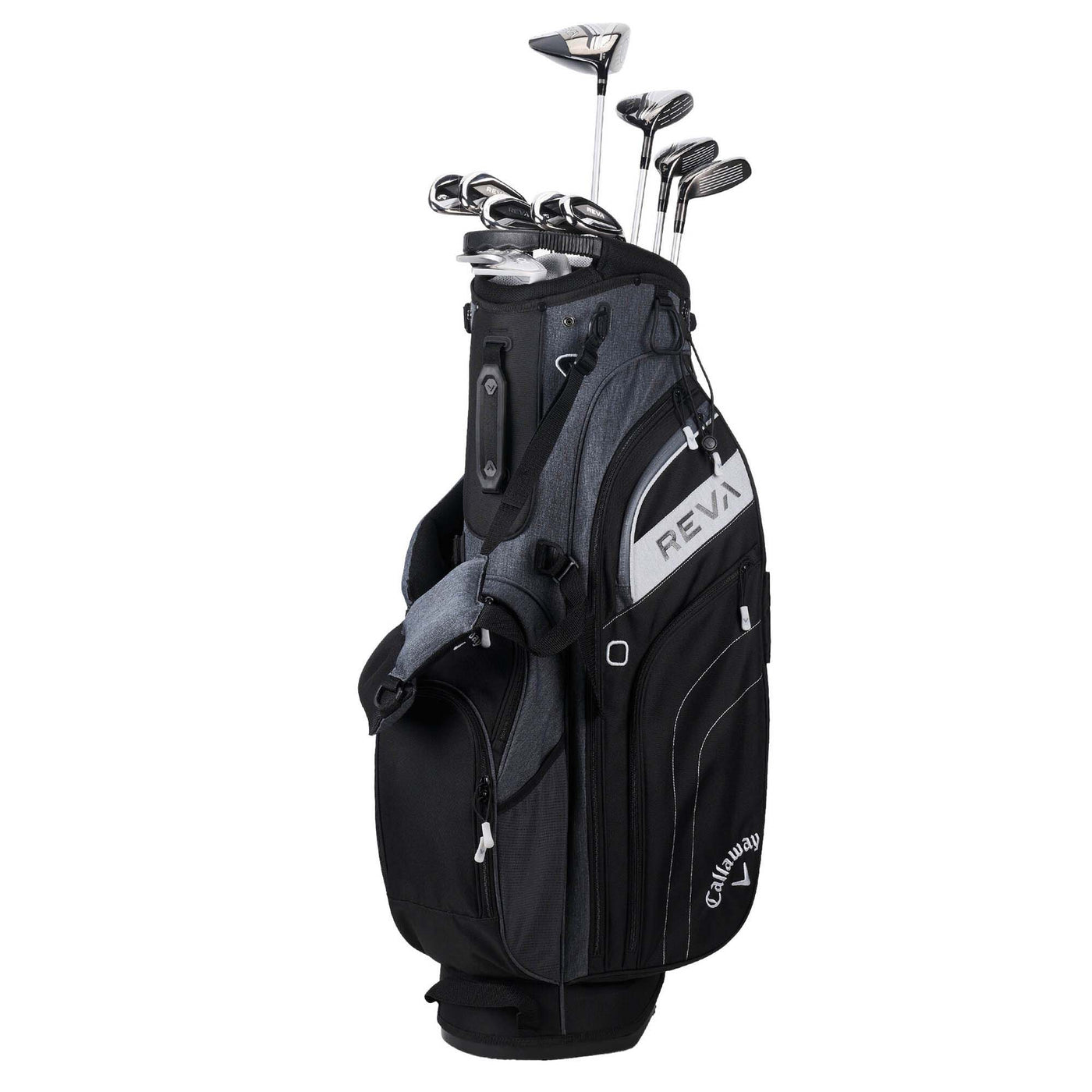 Callaway Women's REVA Black 11-Piece Complete Set with Stand Bag 2025 RHL