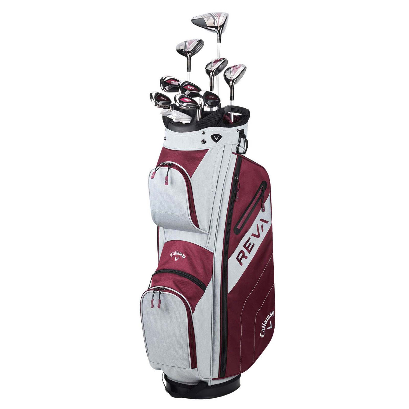 Callaway Women's REVA Eggplant 11-Piece Complete Set with Cart Bag 2025 RHL