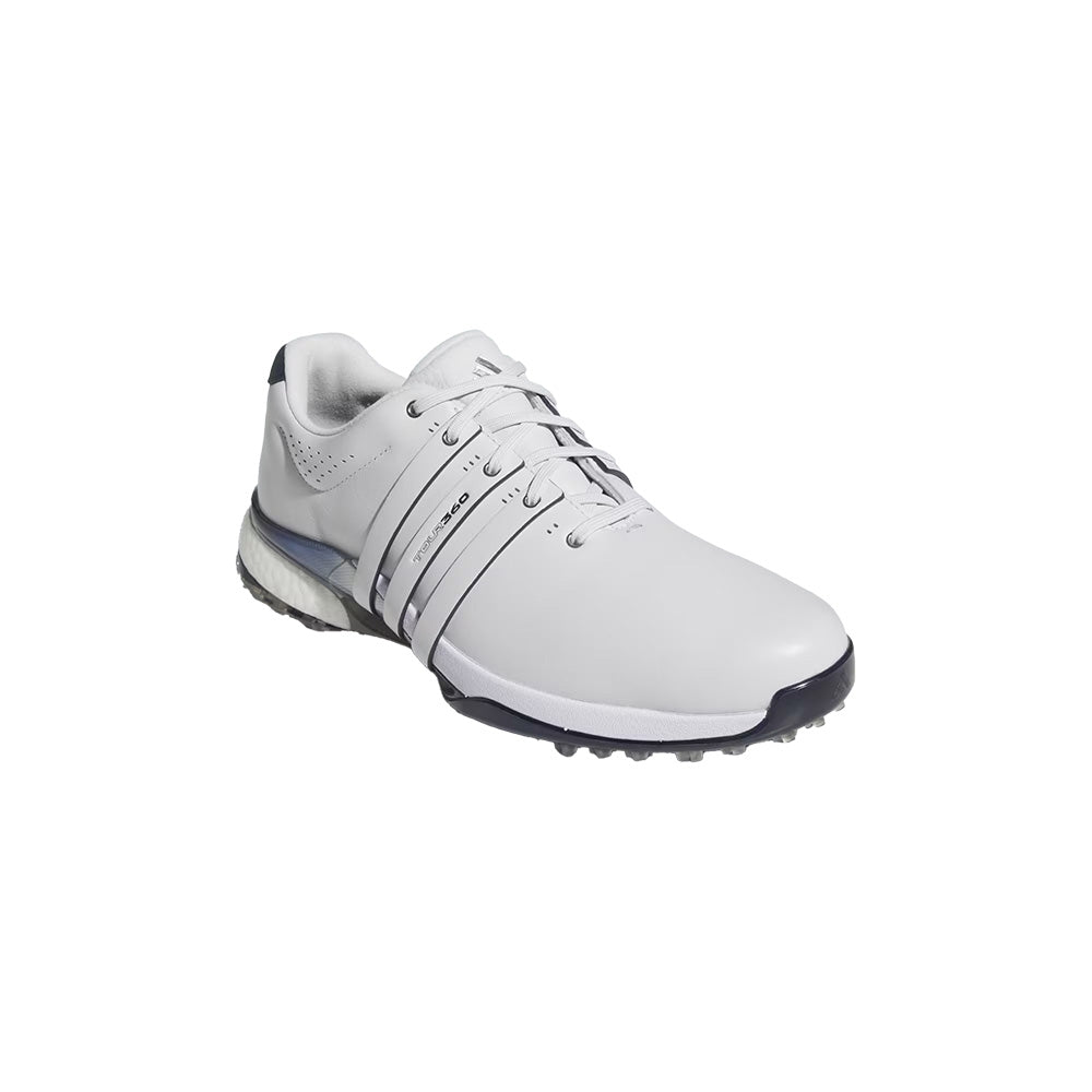 Adidas Tour 360 Spikeless Golf Shoes 2025 GREY/GREY/COLLEGIATE NAVY