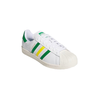 Adidas Superstar Spikeless Golf Shoes 2025 WHITE/GREEN/YELLOW