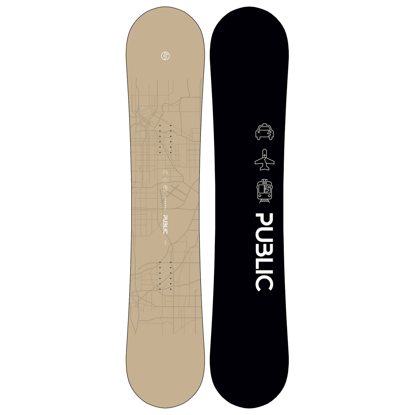 Public General Public Snowboard 2026 157