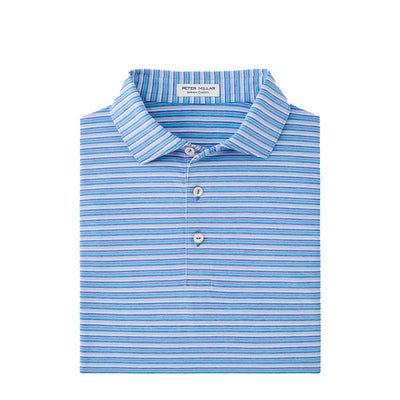 Peter Millar Men’s Avent Performance Jersey Polo Shirt 2025 BLUE SEA