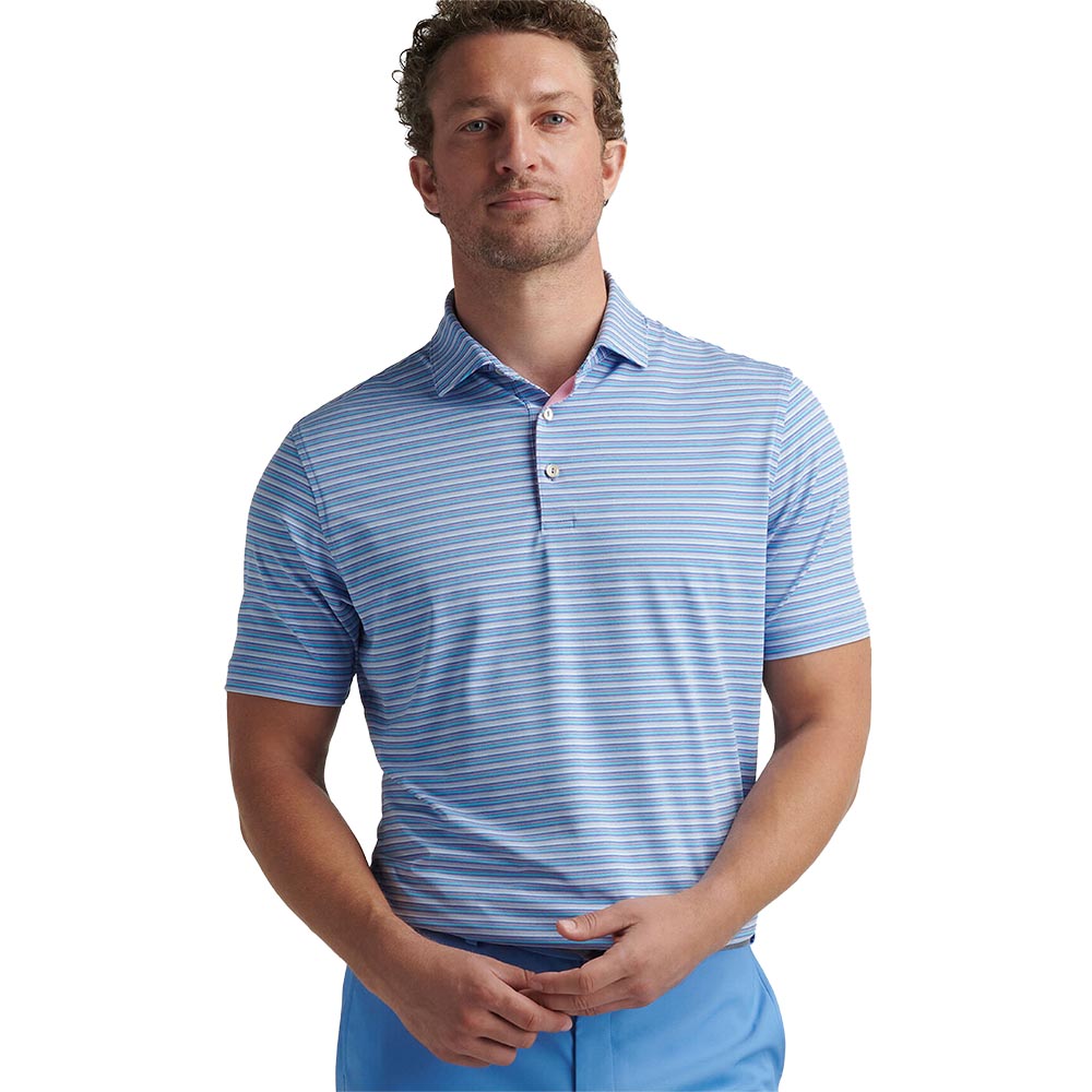 Peter Millar Men’s Avent Performance Jersey Polo Shirt 2025