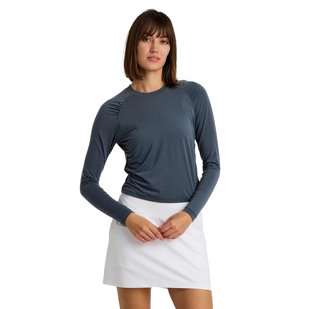Free Fly Women's Elevate Lightweight Fitted Long Sleeve 2025 STORM CLOUD