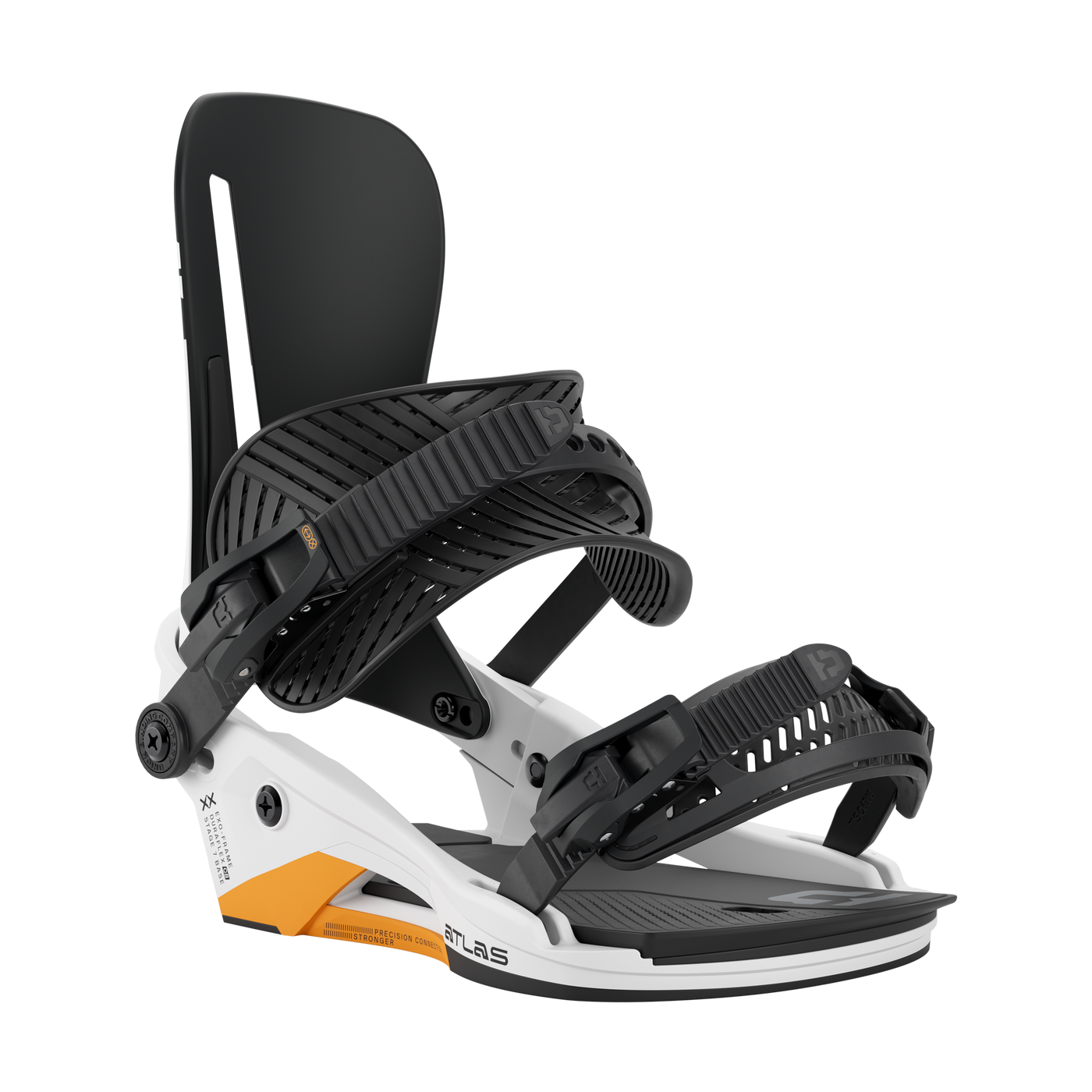Union Atlas Snowboard Bindings 2026 WHITE/ORANGE