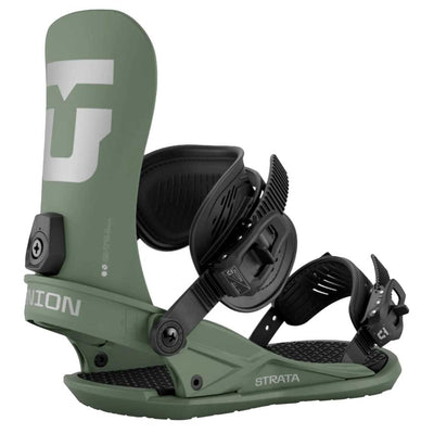 Union Men's Strata Snowboard Bindings 2026 OLIVE GREEN
