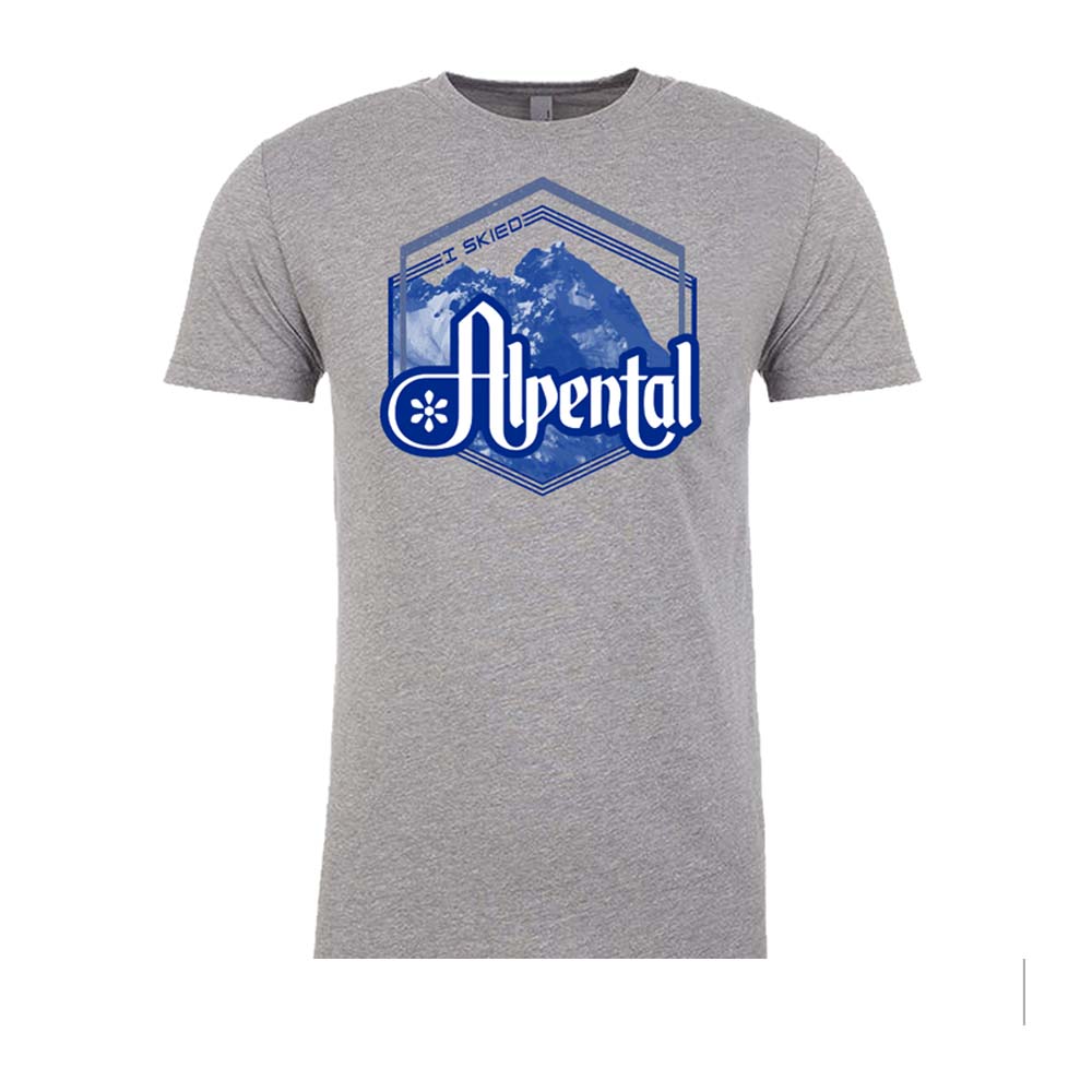 I Skied Alpental Tee DARK HEATHER GREY