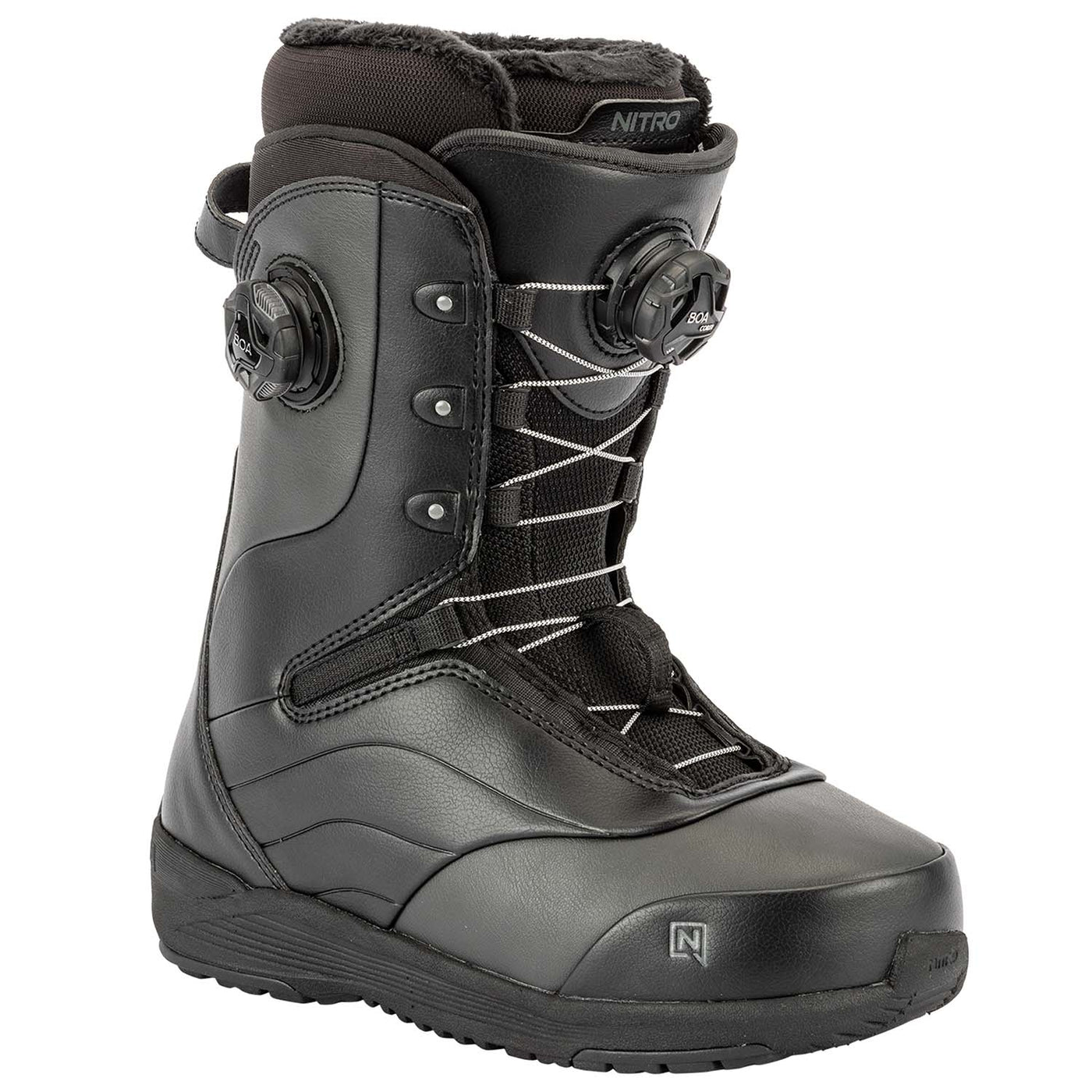 Nitro Women's Crown BOA Snowboard Boots 2026 BLACK