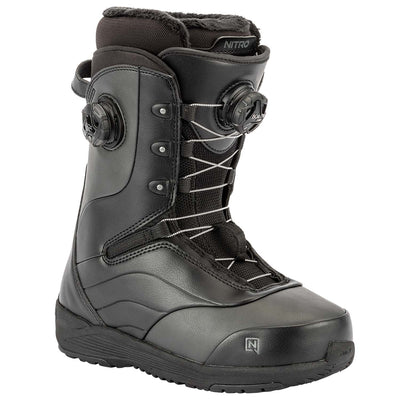 Nitro Women's Crown BOA Snowboard Boots 2026 BLACK
