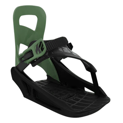 K2 Junior’s Lil Mini Snowboard Bindings 2026 GREEN