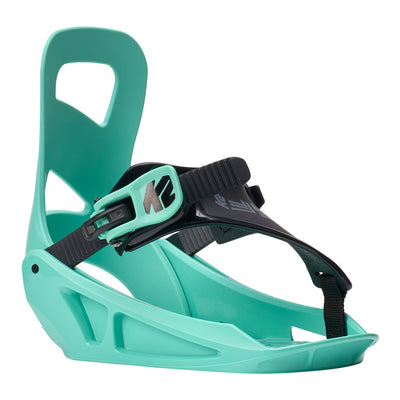 K2 Junior's Lil Kat Snowboard Bindings 2026 TURQ