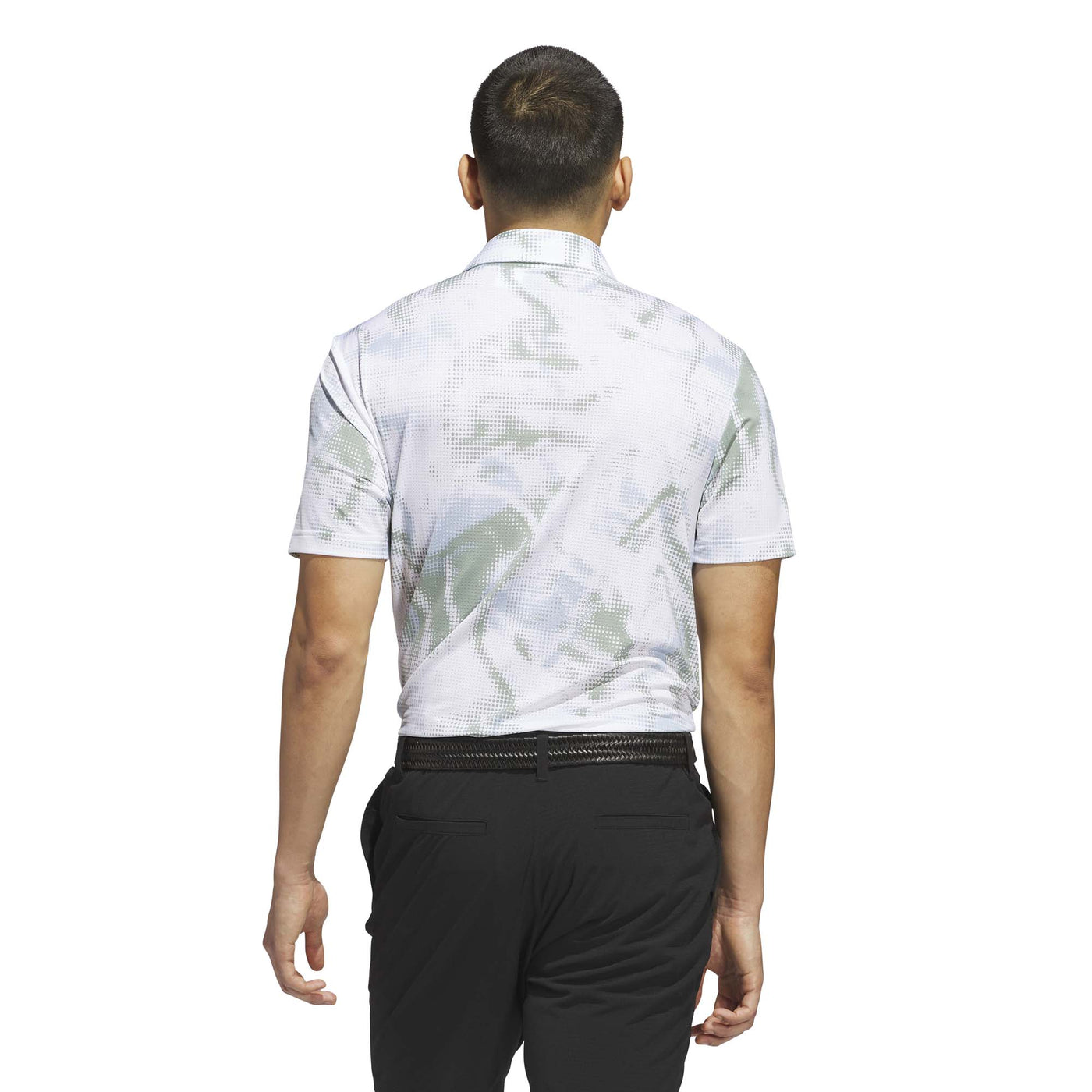 Adidas Men's Ultimate365 Printed Mesh Polo Shirt - White 2025