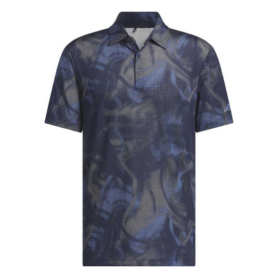 Adidas Men's Ultimate365 Printed Mesh Polo Shirt - Collegiate Navy 2025 COLLEGIATE NAVY
