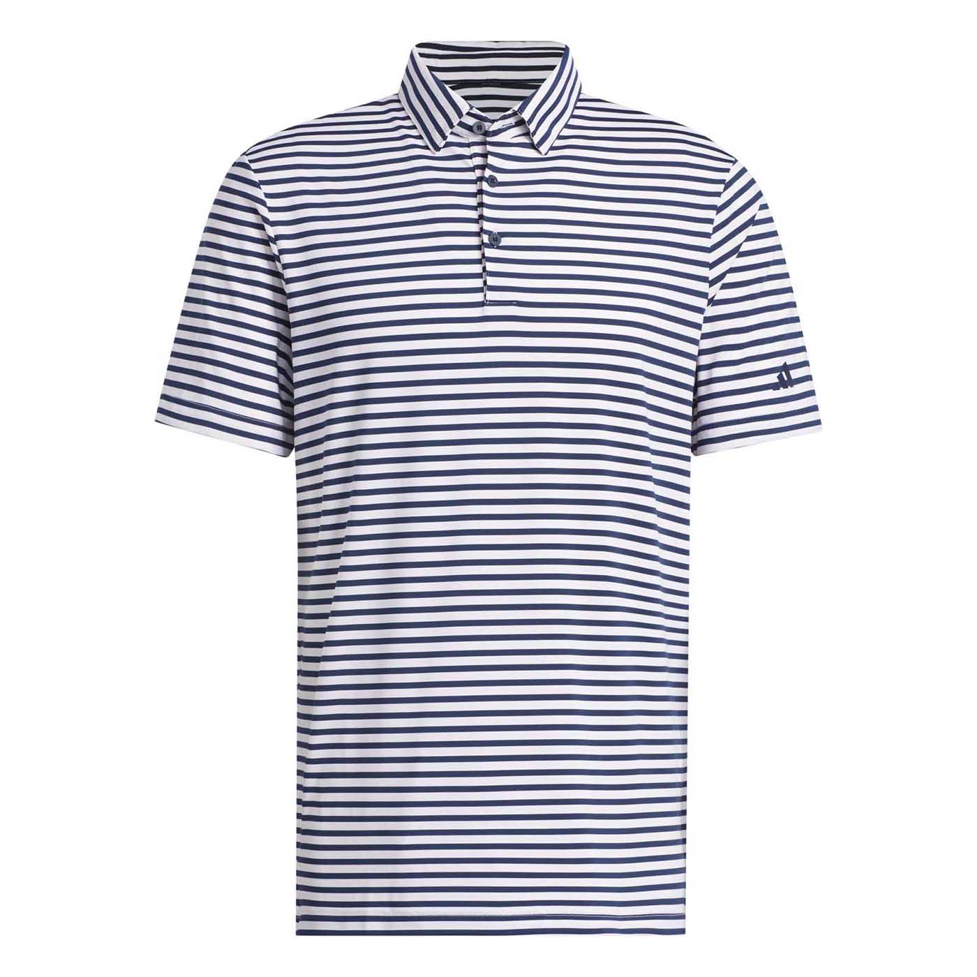 Adidas Men's Ultimate365 Stripe Polo Shirt 2025 WHITE/COLLEGIATE NAVY
