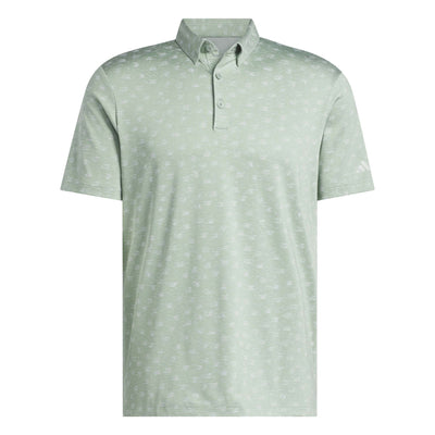 Adidas Men's Ultimate365 Novelty Polo Shirt 2025 SILVER GREEN