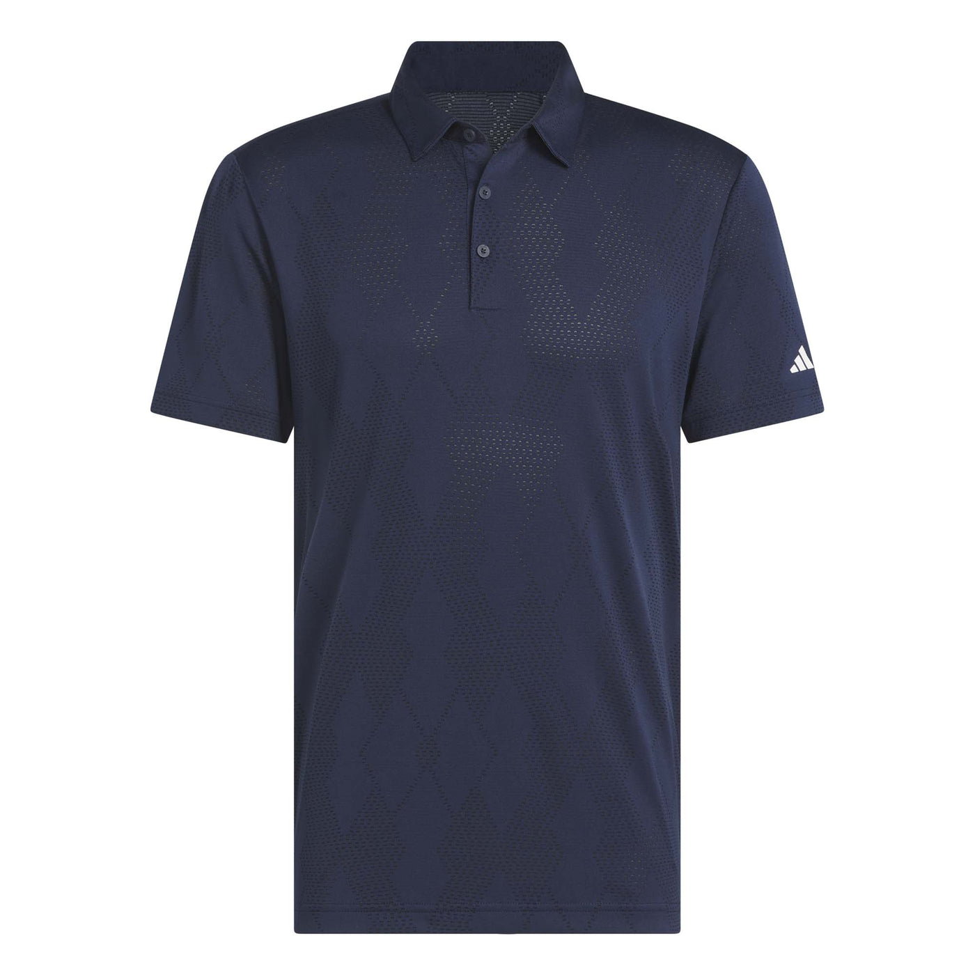 Adidas Men's Ultimate365 Micro Texture Polo Shirt - Collegiate Navy 2025 COLLEGIATE NAVY