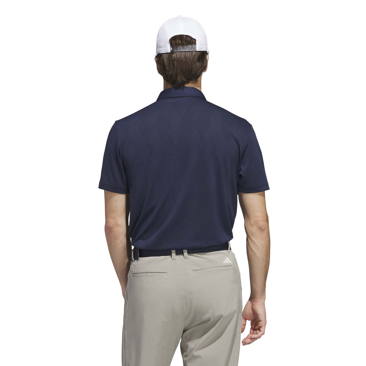 Adidas Men's Ultimate365 Micro Texture Polo Shirt - Collegiate Navy 2025