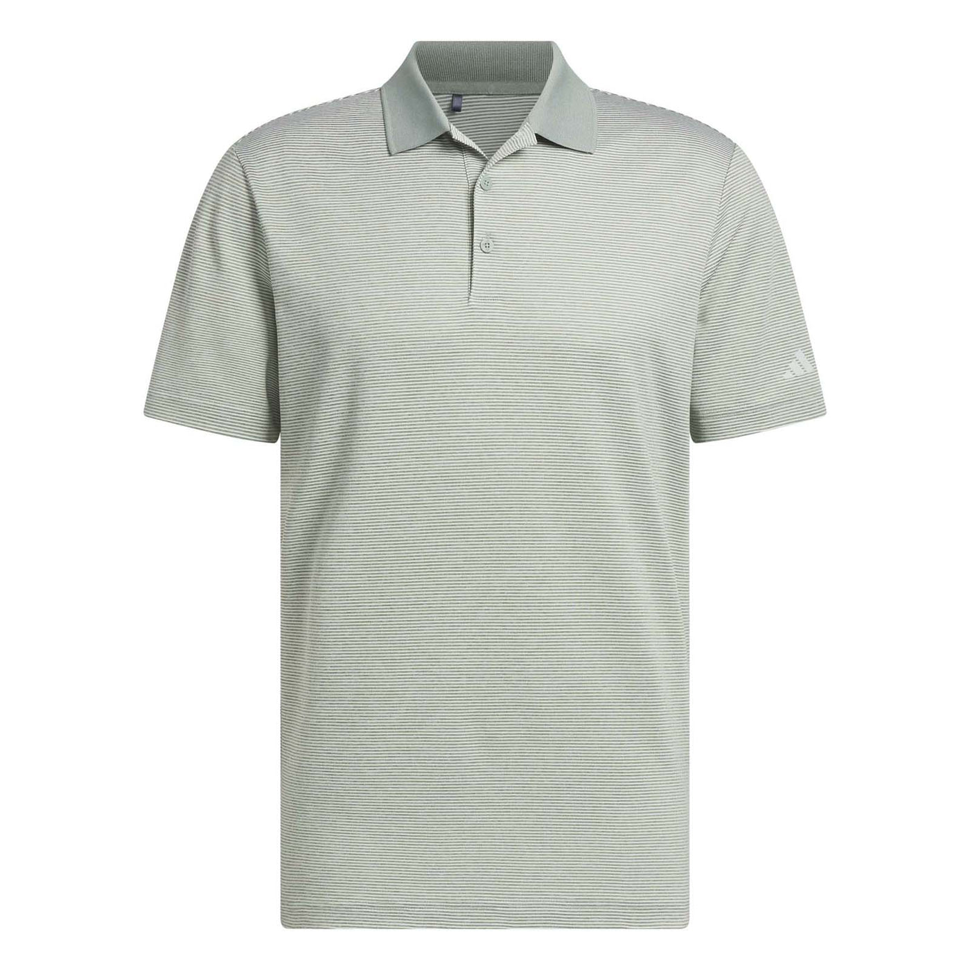 Adidas Men's Ultimate365 Ottoman Polo Shirt - Wonder Silver/Silver Green 2025 WONDER SILVER/SILVER GREEN