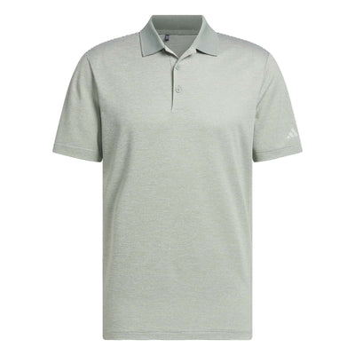 Adidas Men's Ultimate365 Ottoman Polo Shirt - Wonder Silver/Silver Green 2025 WONDER SILVER/SILVER GREEN