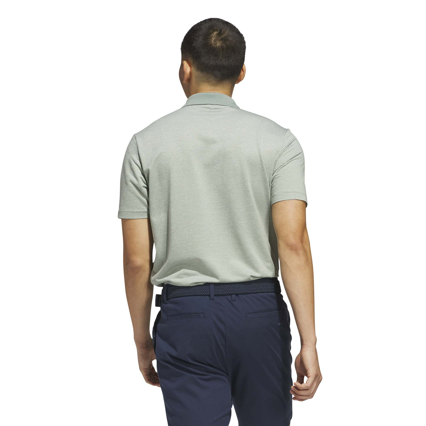 Adidas Men's Ultimate365 Ottoman Polo Shirt - Wonder Silver/Silver Green 2025